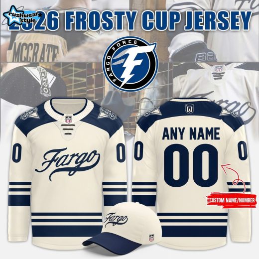 Fargo Force 2026 Frosty Cup Hockey Jersey – Commemorative Edition