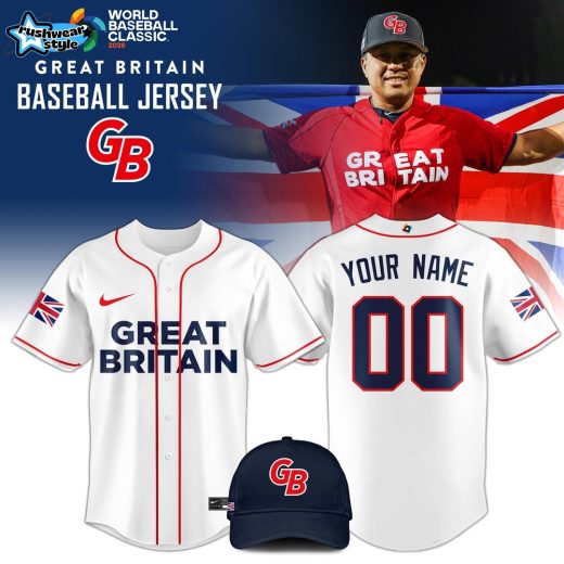 Great Britain 2026 WBC White Limited Edition Fan Jersey