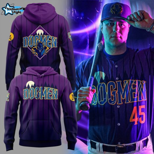 Great Lakes Minor League Michigan Dogmen Wilson Fan Hoodie Version 2
