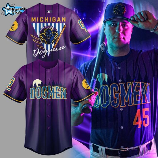 Great Lakes Minor League Michigan Dogmen Wilson Style Baseball Jersey