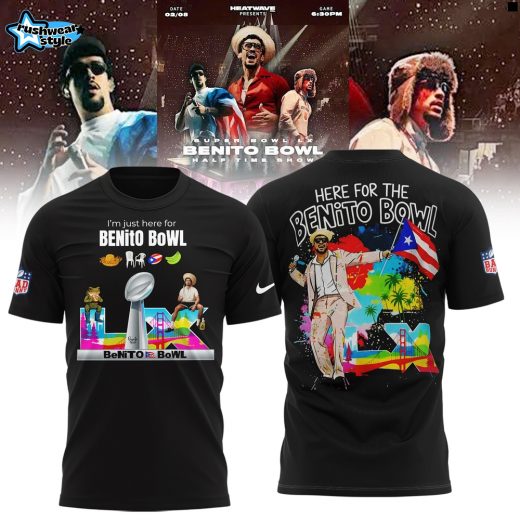 Here For The Benito Bowl 2026 Limited Edition Shirt - Black V2