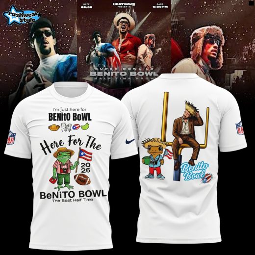 Here For The Benito Bowl 2026 Limited Edition Shirt - White
