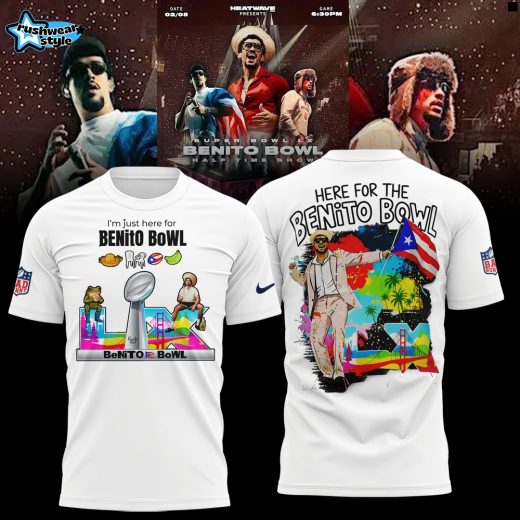Here For The Benito Bowl 2026 Limited Edition Shirt - White V2