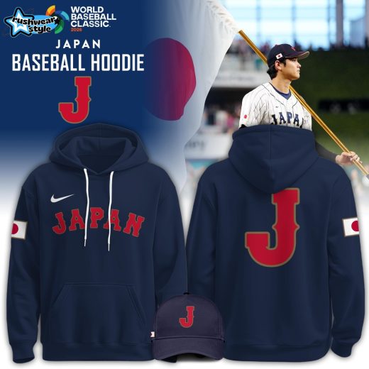 Japan World Baseball Classic 2026 Navy 2D Hoodie – Limited Edition Baseball Fan Gear