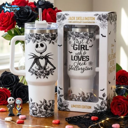 Just A Girl Who Loves Jack Skellington 40oz Tumbler