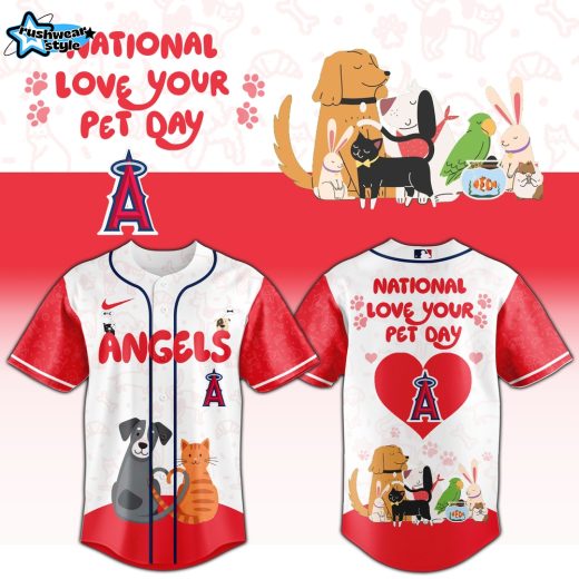 Los Angeles Angels 2026 National Love Your Pet Day Exclusive Fan Edition Jersey