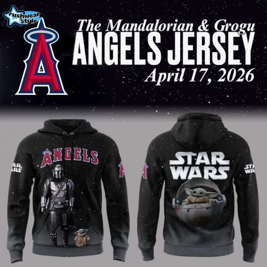 Los Angeles Angels x The Mandalorian & Grogu Star Wars Hoodie April 17 2026