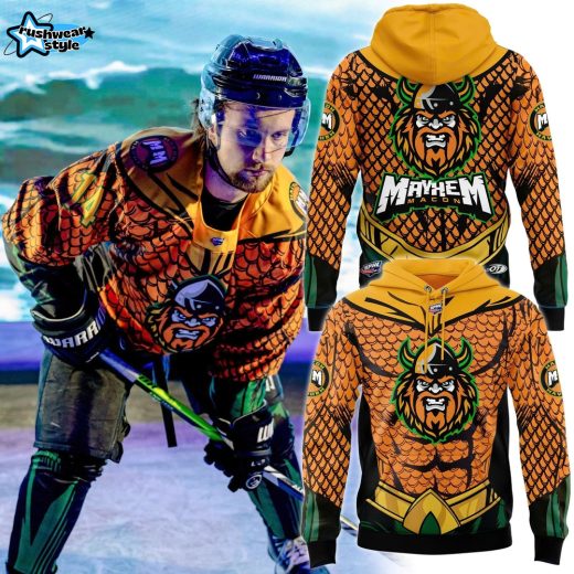 Macon Mayhem Super Hero Night 2026 Hoodie – Limited Edition Hockey Apparel