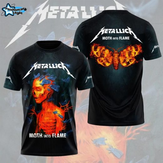 Metallica "Moth Into Flame" 3D Tshirt 2026