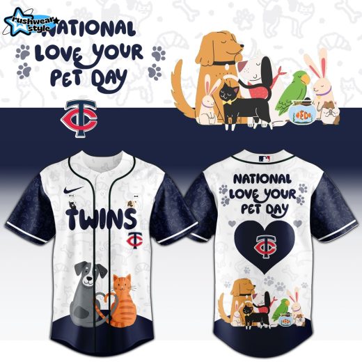 Minnesota Twins 2026 National Love Your Pet Day Special Edition Team Jersey