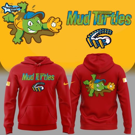 Mud Turtles 133rd Anniversary Retro Baseball Hoodie 2026 – Red