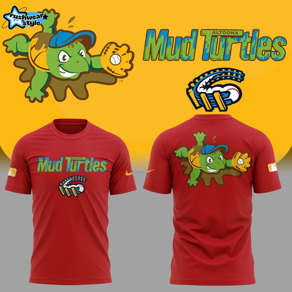 Mud Turtles 133rd Anniversary Retro Baseball Shirt 2026 – Red Mud Turtles 133rd Anniversary Retro Baseball Shirt 2026 – Red
