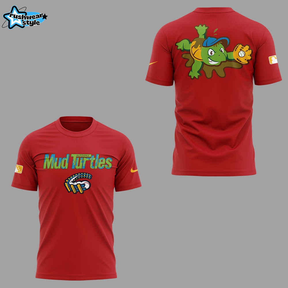 Mud Turtles 133rd Anniversary Retro Baseball Shirt 2026 – Red Mud Turtles 133rd Anniversary Retro Baseball Shirt 2026 – Red