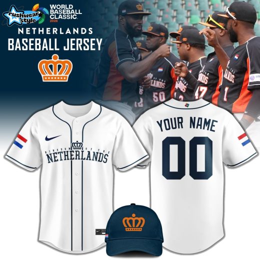 Netherlands 2026 WBC White Limited Edition Baseball Jersey