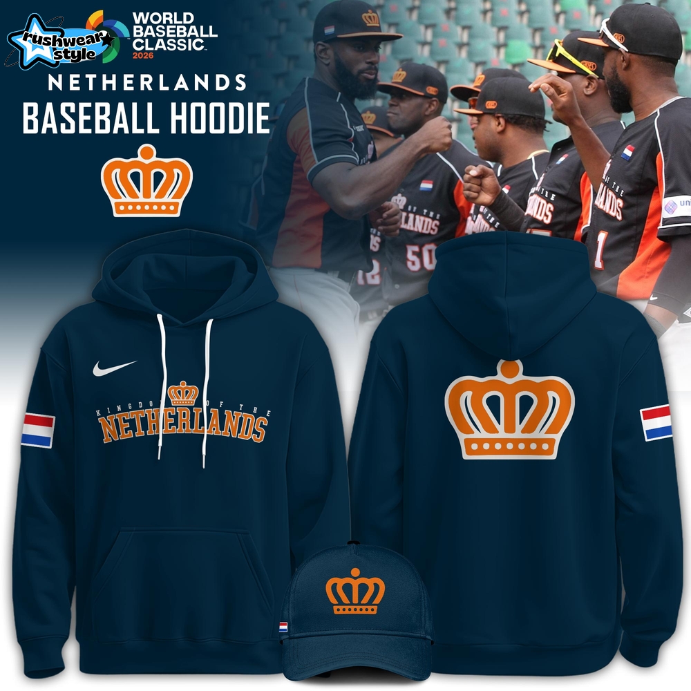 Netherlands Baseball 2026 World Baseball Classic Premium 3D Hoodie Limited Release Netherlands Baseball 2026 World Baseball Classic Premium 3D Hoodie Limited Release