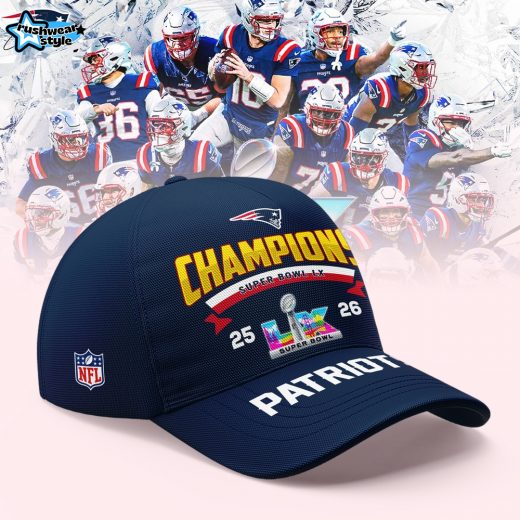 New England Patriots 2025–2026 AFC Champions Locker Room 9FIFTY A-Frame Hat