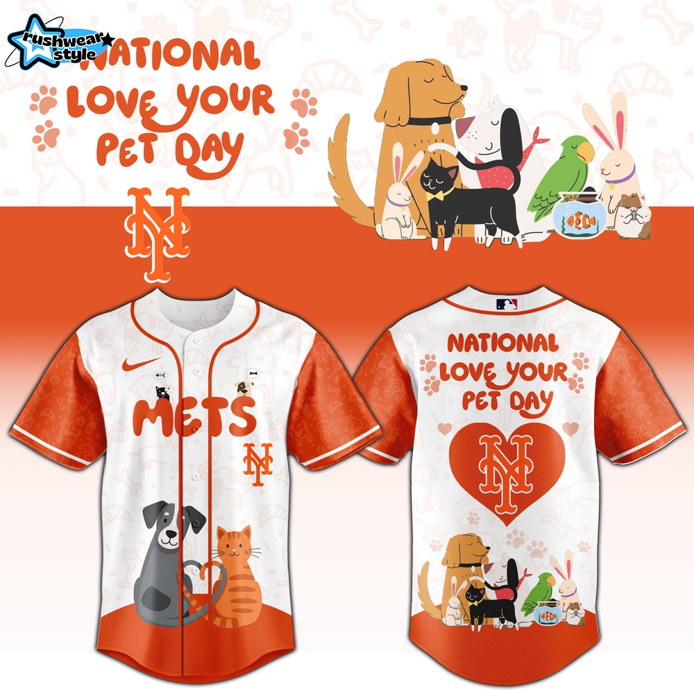 New York Mets 2026 National Love Your Pet Day Exclusive Collector Jersey New York Mets 2026 National Love Your Pet Day Exclusive Collector Jersey