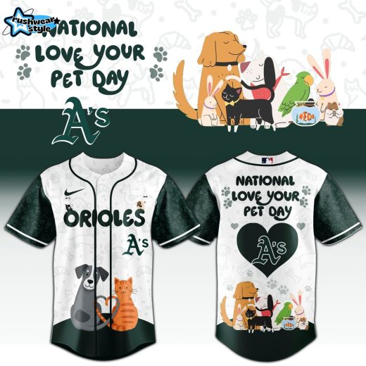 Oakland Athletics 2026 National Love Your Pet Day Limited Premium Jersey