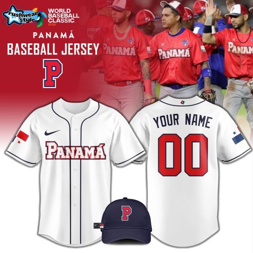 Panama Team 2026 World Baseball Classic White Jersey – Special Edition Fan Apparel