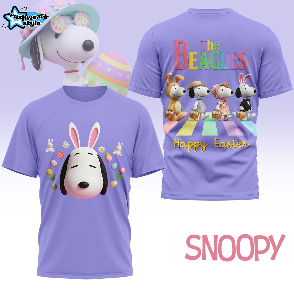 Peanuts Snoopy Easter 2026 All-Over Print 3D Shirt Peanuts Snoopy Easter 2026 All-Over Print 3D Shirt