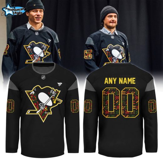 Pittsburgh Penguins x Black History Night 2026 Special Hockey Jersey