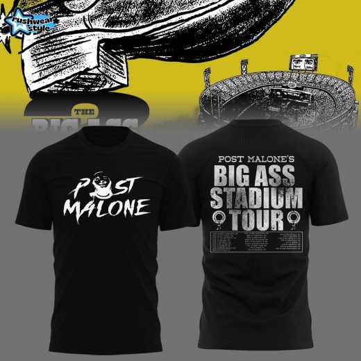 Post Malone Stadium Tour 2026 Limited Run Concert T-Shirt V3