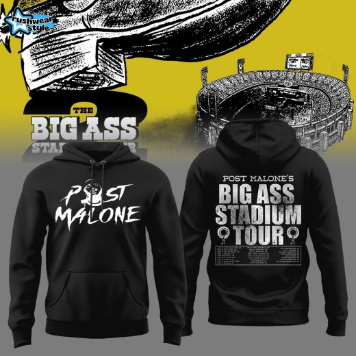 Post Malone Stadium Tour 2026 Limited Run Merch Hoodie V4