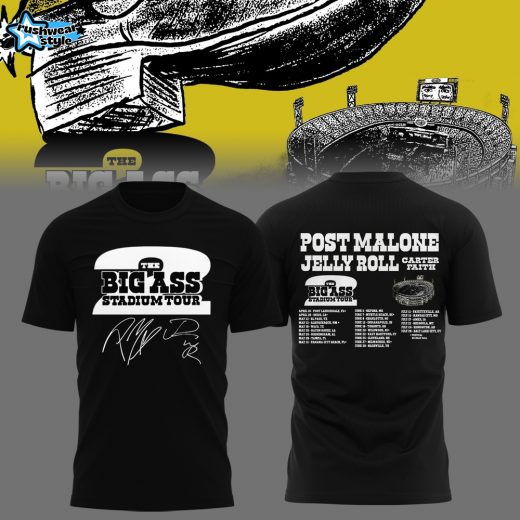 Post Malone Stadium Tour 2026 Limited Run Merch T-Shirt V4