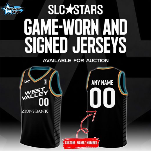 Salt Lake City Pro Basketball West Valley Night Game Jersey Dec 15 2026 – Black