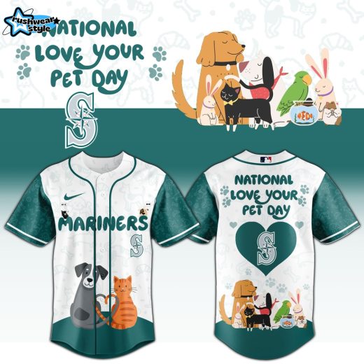 Seattle Mariners 2026 National Love Your Pet Day Limited Collector Edition Jersey
