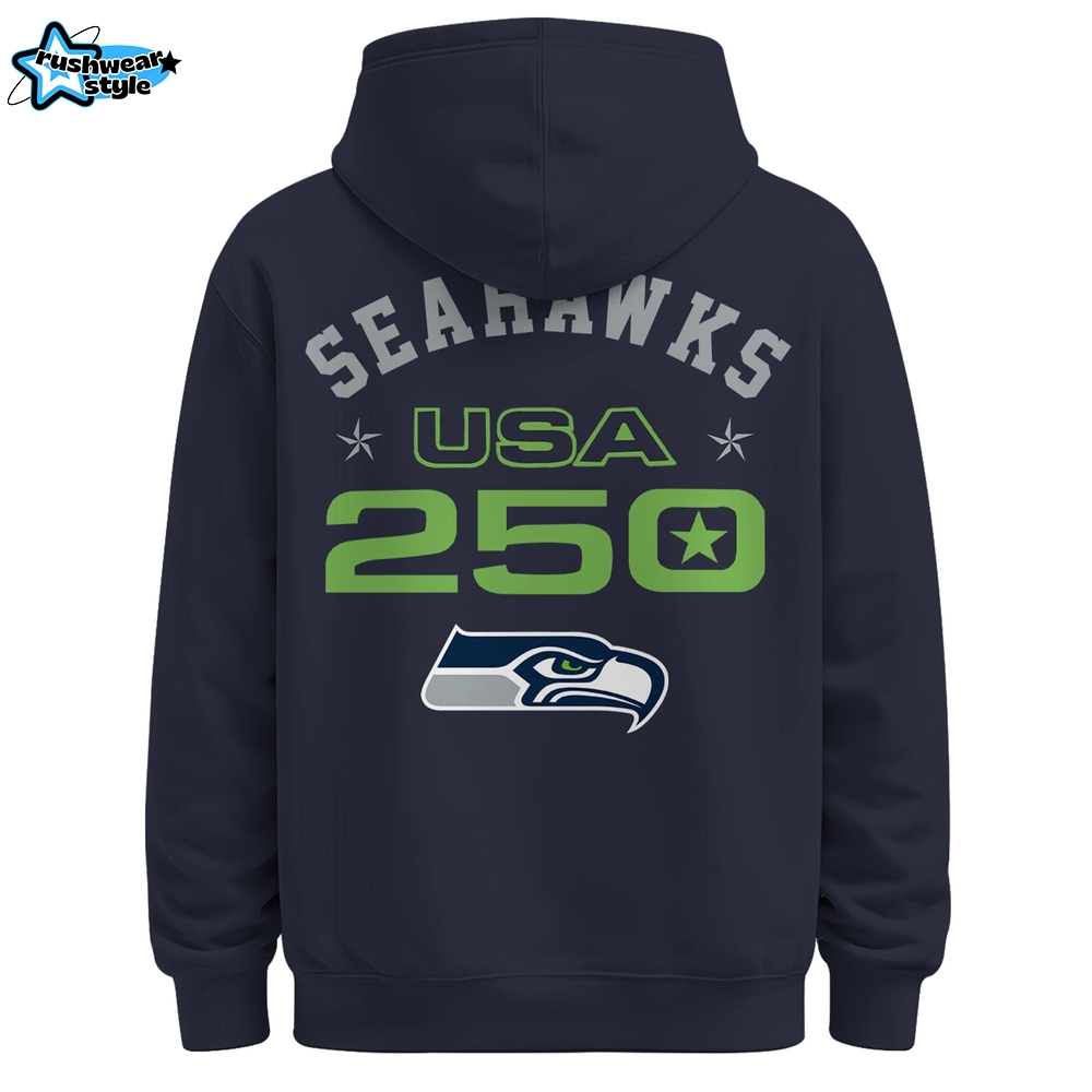 Seattle Seahawks 250 Super Bowl Hoodie 2026 Seattle Seahawks 250 Super Bowl Hoodie 2026