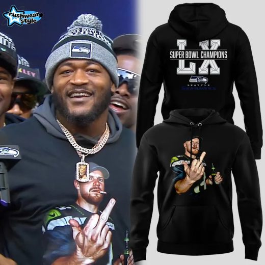 Seattle Seahawks Sam Darnold Super Bowl LX Champions 2026 Premium Limited Hoodie