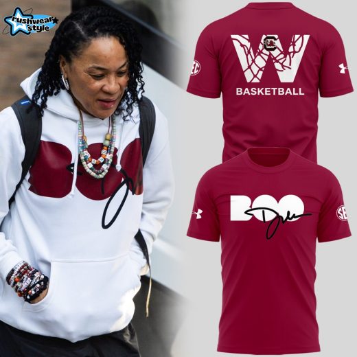 South Carolina Gamecocks x Dawn Staley 2026 Boo Red Graphic Tee – Classic Fit