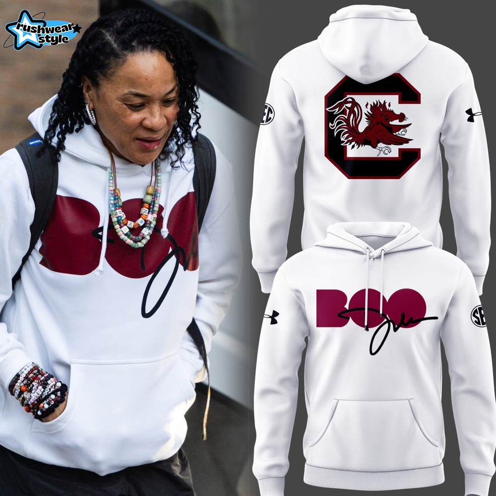South Carolina Gamecocks x Dawn Staley 2026 Boo Statement Hoodie – Championship Collection South Carolina Gamecocks x Dawn Staley 2026 Boo Statement Hoodie – Championship Collection