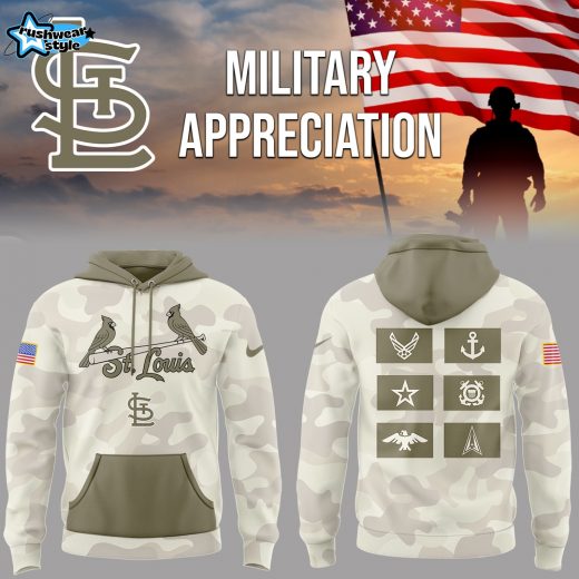 St. Louis Cardinals Military Appreciation 2026 Hoodie