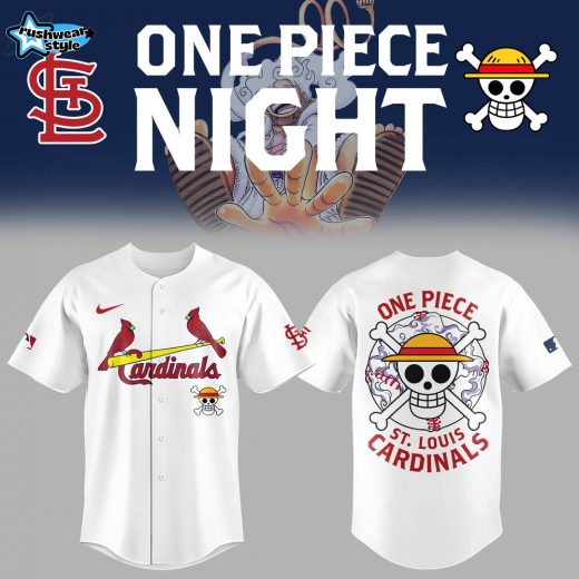 St. Louis Cardinals x One Piece Night Jersey - White