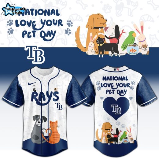 Tampa Bay Rays 2026 National Love Your Pet Day Limited Collector Jersey