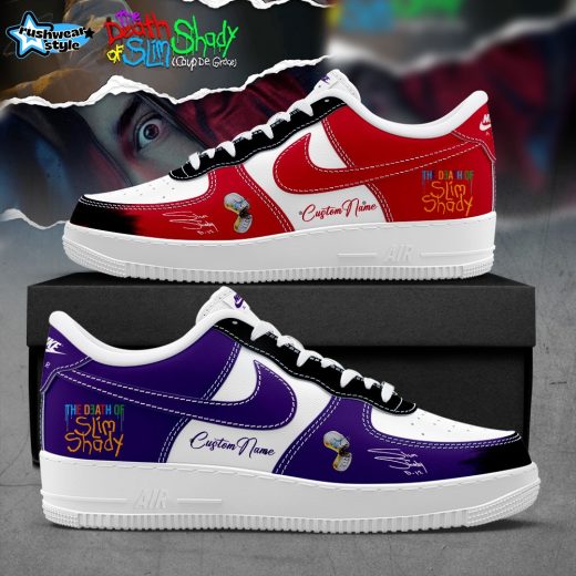 The Slim Shady LP & The Death of Slim Shady Personalized Air Force 1 Inspired Shoes