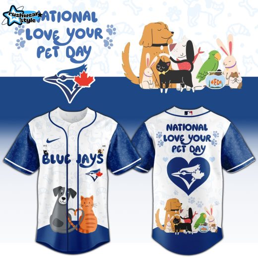 Toronto Blue Jays 2026 National Love Your Pet Day Special Fan Release Jersey