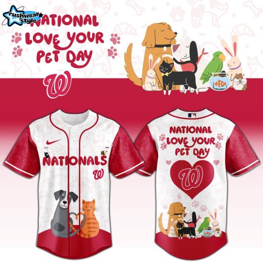 Washington Nationals 2026 National Love Your Pet Day Special Release Jersey