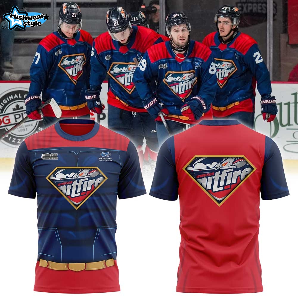 Windsor Pro Hockey Super Hero Night 2026 Fan T-Shirt Windsor Pro Hockey Super Hero Night 2026 Fan T-Shirt