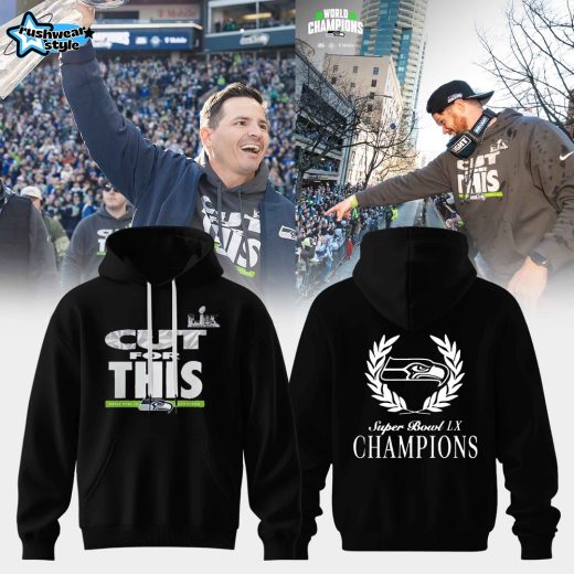 World Champions Energy Seattle Seahawks Super Bowl Champions Hoodie – White Text Edition