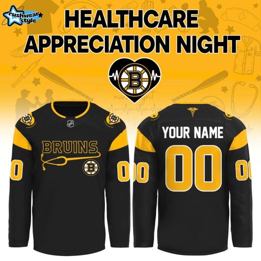 ’26 Boston Bruins Healthcare Appreciation Night Hockey Limited Edition Jersey