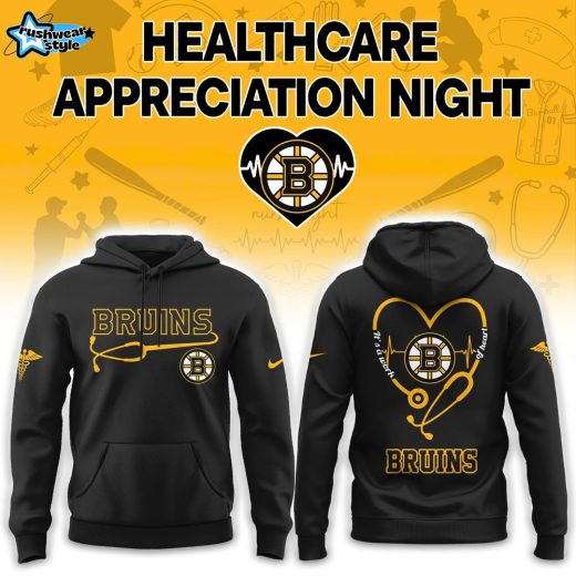 ’26 Boston Bruins Healthcare Appreciation Night Limited Edition Hoodie | Jogger | Cap
