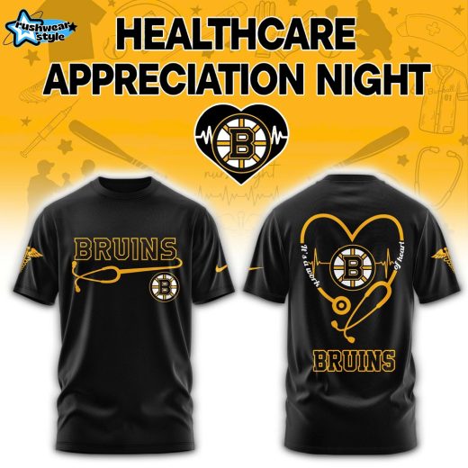 ’26 Boston Bruins Healthcare Appreciation Night Limited Edition T-Shirt | Jogger | Cap