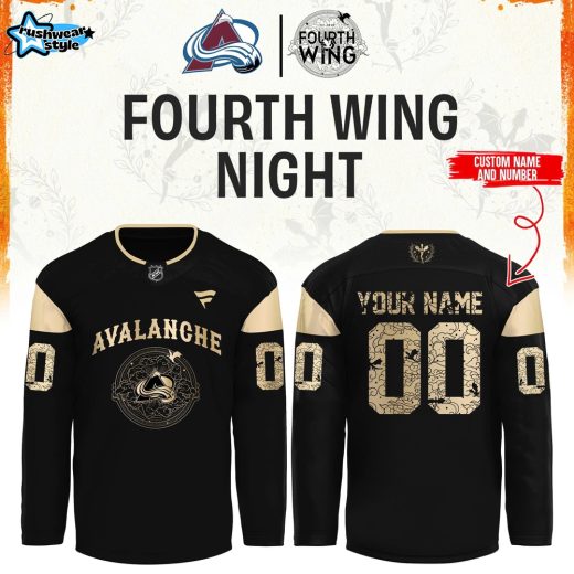 ’26 Colorado Avalanche Fourth Wings Night Hockey Limited Edition Jersey