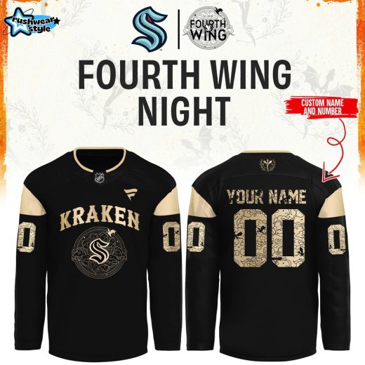 ’26 Seattle Kraken Fourth Wings Night Hockey Limited Edition Jersey