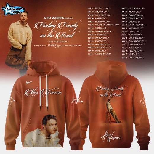 Alex Warren Finding Family On The Road 2026 Limited Hoodie
