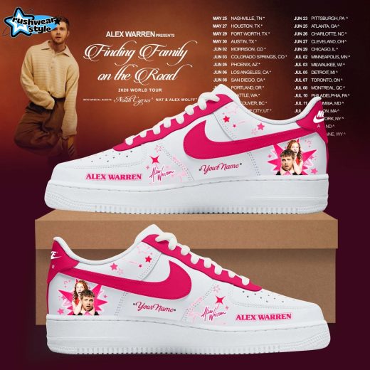 Alex Warren Finding Family On The Road 2026 Limited Shoes White