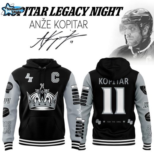 Anze Kopitar #11 Legacy Night “For The King” Limited Hoodie